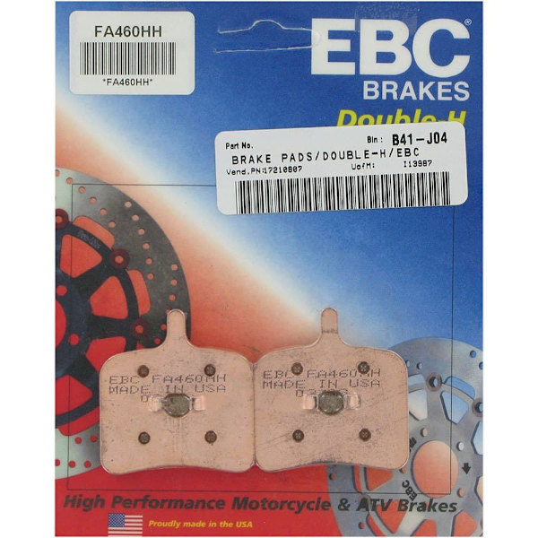 Ebc Sintratut Jarrupalat Fa-hh Series Fa460hh Musta