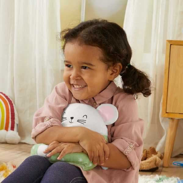 Fisher Price Portugisisk Version Teddy Meditation Mouse Gul