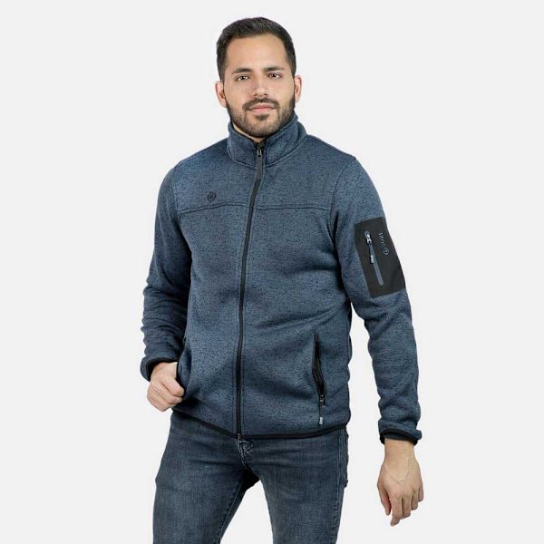Izas Novi M Fleece Blå S Mand