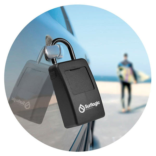 Surflogic Padlock Keyguard Led Light Musta