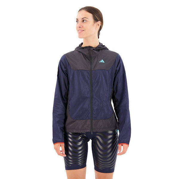 Adidas Jacka Adizero Blå M Kvinna