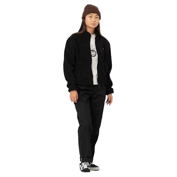Dickies Full Dragkedja Fleece Mount Hope Svart S Kvinna