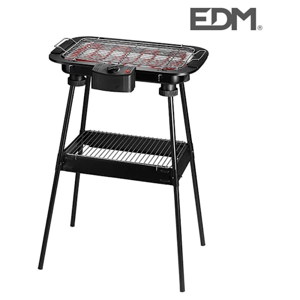 Edm Pysyvä Sähkögrilli 2000w Musta
