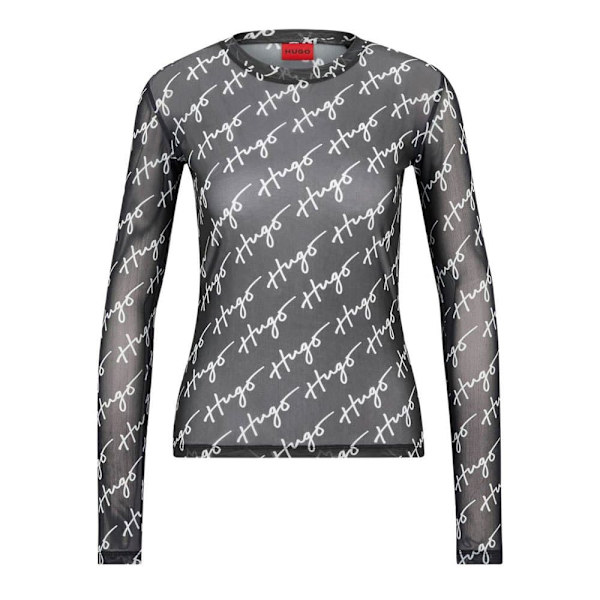 Hugo Långärmad T-shirt Diralina 3 10238470 Brun M Kvinna