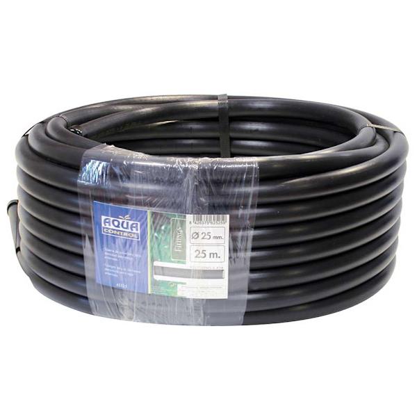 Aqua Control Polyethylenrør 25 X25 M Sort