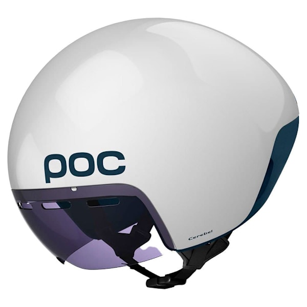 Poc Cerebel Raceday Hjelm Hvid M