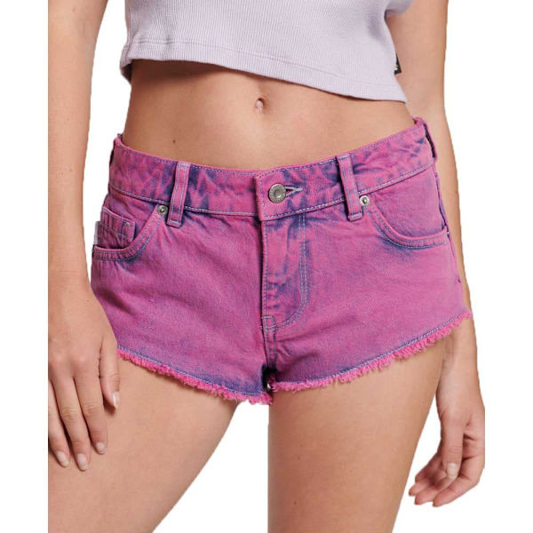 Superdry Shorts Vintage Washed Hot Rosa 30 Kvinna