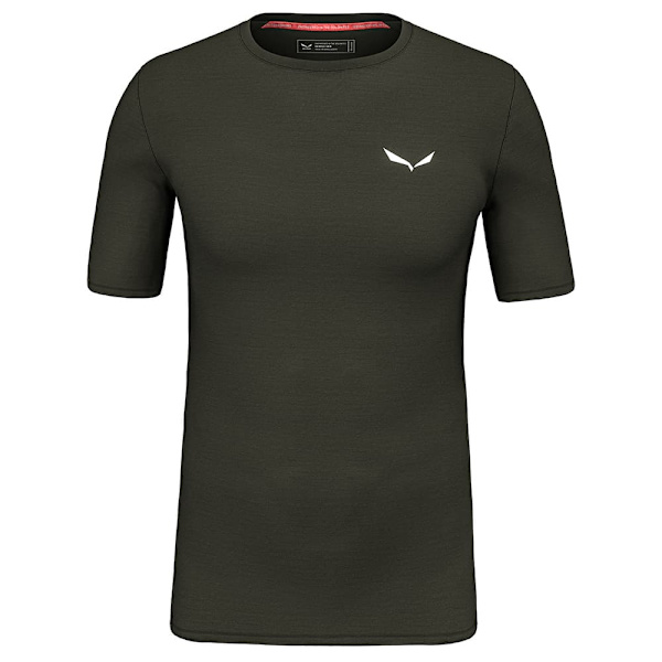 Salewa Cristallo Warm Lyhythihainen Aluspaita Vihreä XL Mies