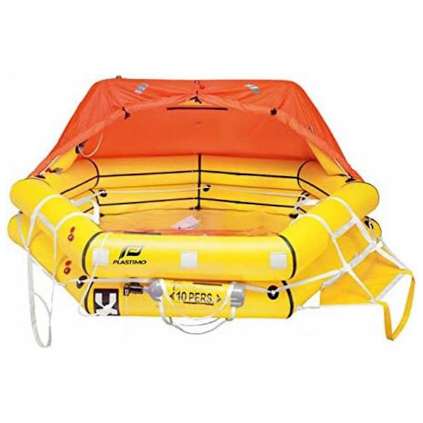 Plastimo Skadad Resväska Livflotte 46905 Guld 8 Places