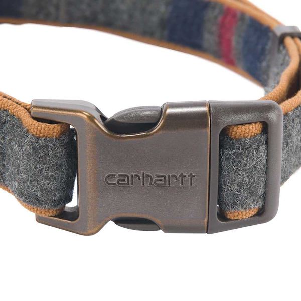 Carhartt Filt Stripe Krage Brun M