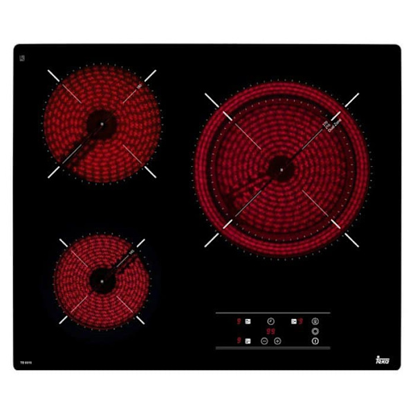 Teka Keramisk Kogeplade Tb 6315 60 Cm Sort