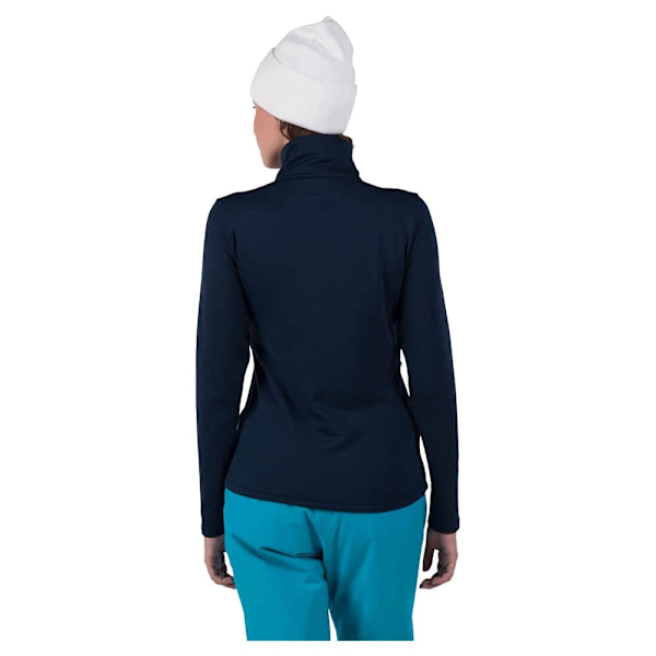 Rossignol Blackside Fleece Med Halv Dragkedja Blå XL Kvinna