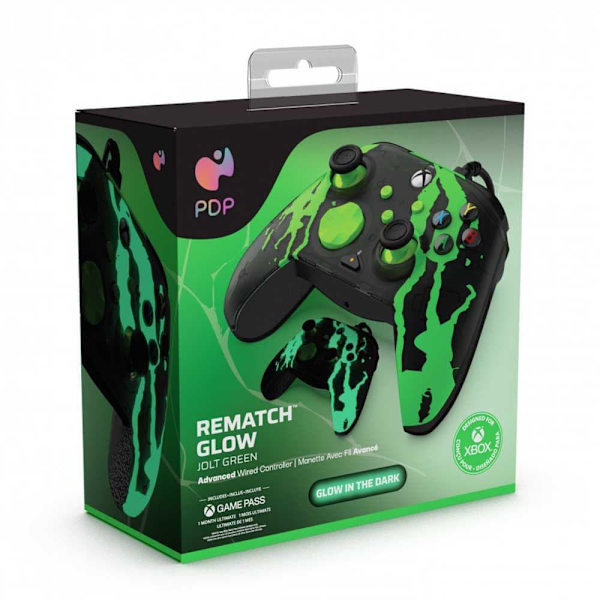 Pdp Xbox Series X-kontroll Rematch Glow Jolt