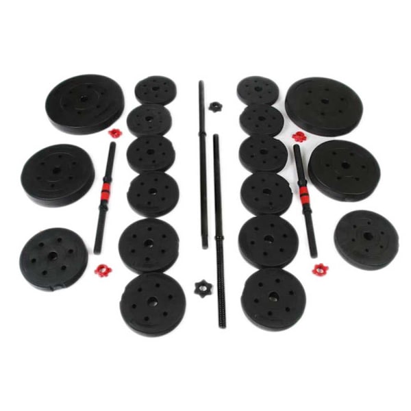 Keboo Vægtstangsæt Serie 300 50kg Sort 50 kg