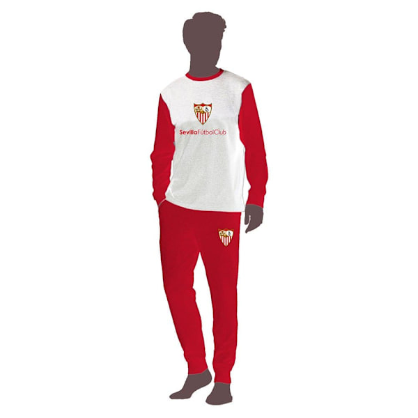 Sevilla Fc Långärmad Pyjamas Röd S