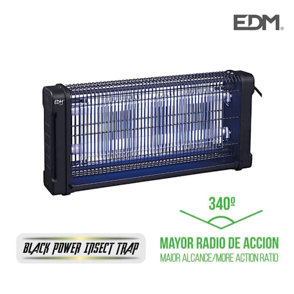Edm Dræbe Insekter 2x10w Sort