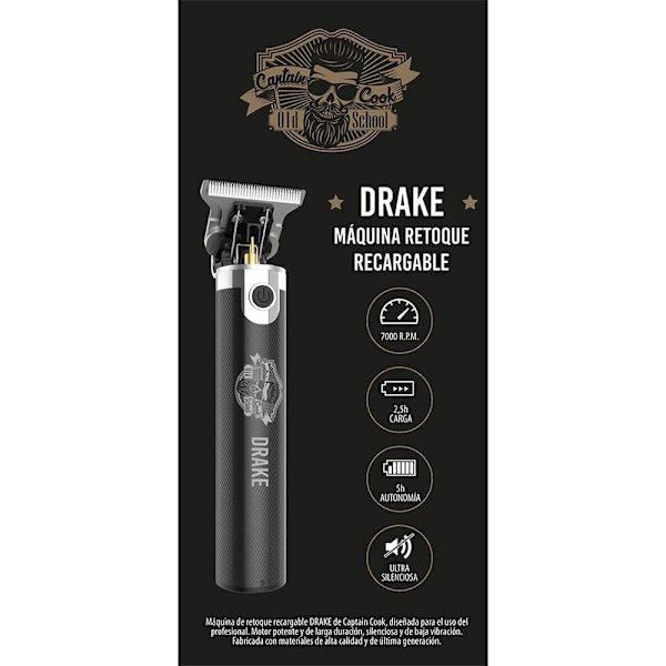 Captain Cook Drake Hårklippare  One Size / EU Plug