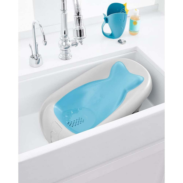 Skip Hop Badkar Blå Moby Recline & Rinse