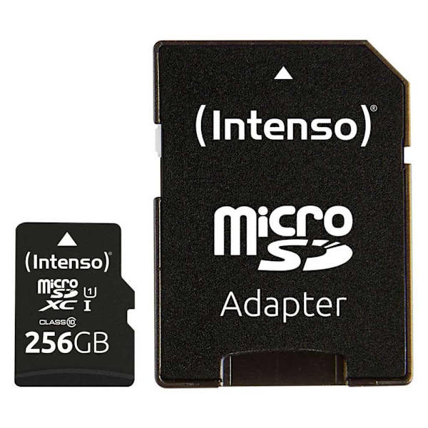 Intenso Hukommelseskort 3424492 256gb Sort