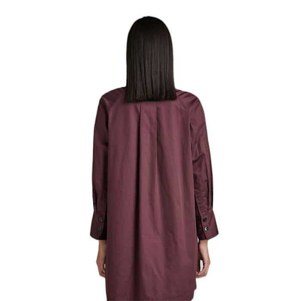G-star Langærmet Kort Kjole Tunic Rød M Kvinde