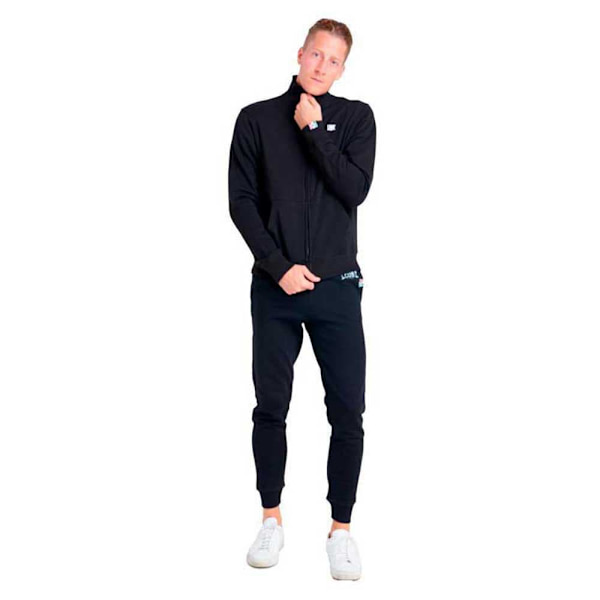 Leone Apparel Sweatshirt Med Full Dragkedja Basic Small Logo Blå 2XL Man