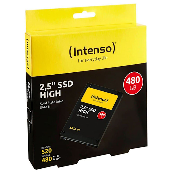 Intenso Ssd Harddisk 480gb Sort