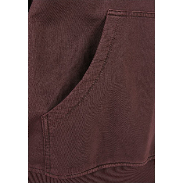 Urban Classics Overdyed Sweatshirt Rød S Mand