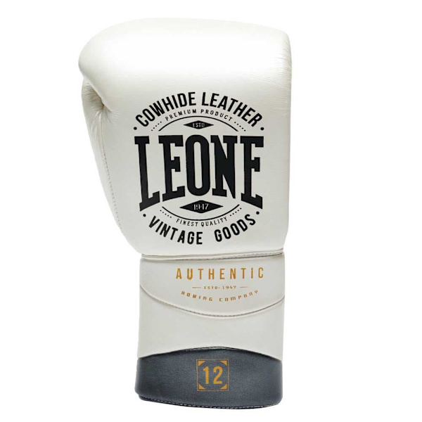 Leone1947 Boksehandsker I Kunstlæder Authentic 2 Hvid 10 oz