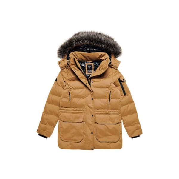 Superdry Jacka Microfibre Expedition Beige S Kvinna
