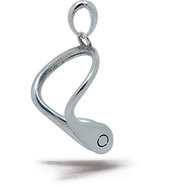 Ossidabile Riipus Nose Clip Hopeinen 25 x 20 mm
