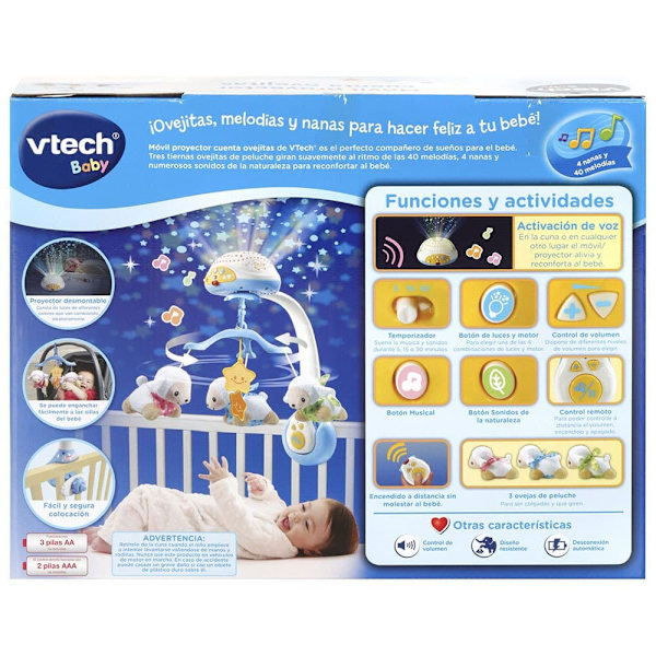 Vtech Mobilt Projektorkonto Ovejitas Flerfärgad 0-6 Months