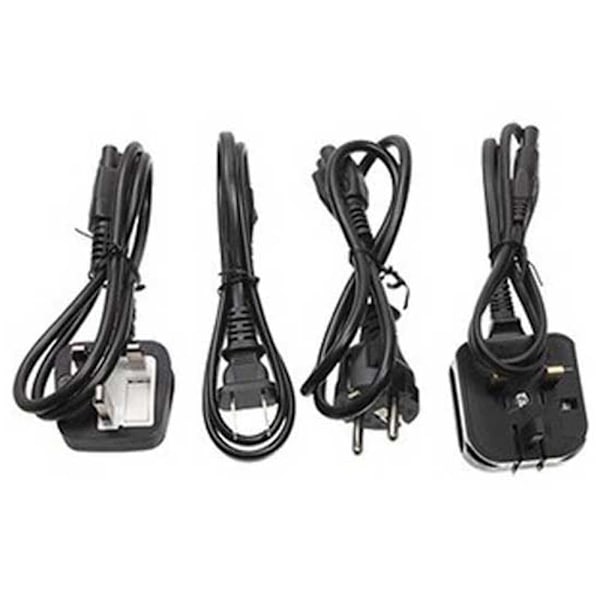 Extreme Elkabel 10a Cee7 Iec 60320 C15 Power Cord Svart