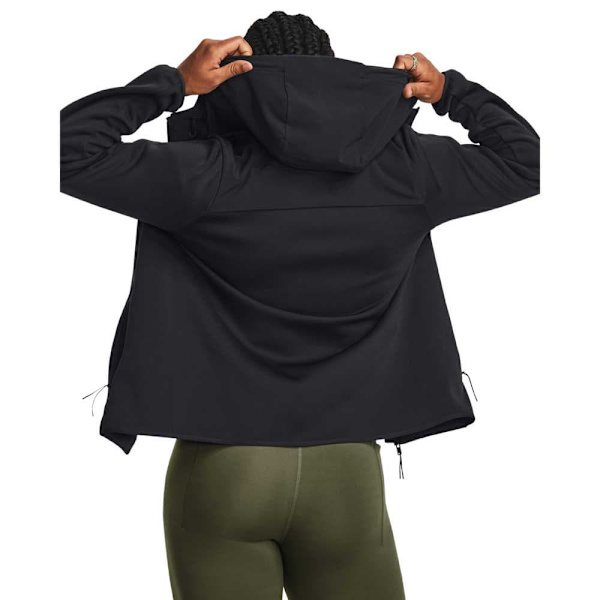 Under Armour Sweatshirt Med Fuld Lynlås Essential Swacket Sort XS Kvinde