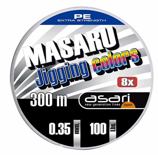 Asari Linja Masaru Jigging Colors 300 M Monivärinen 0.500 mm