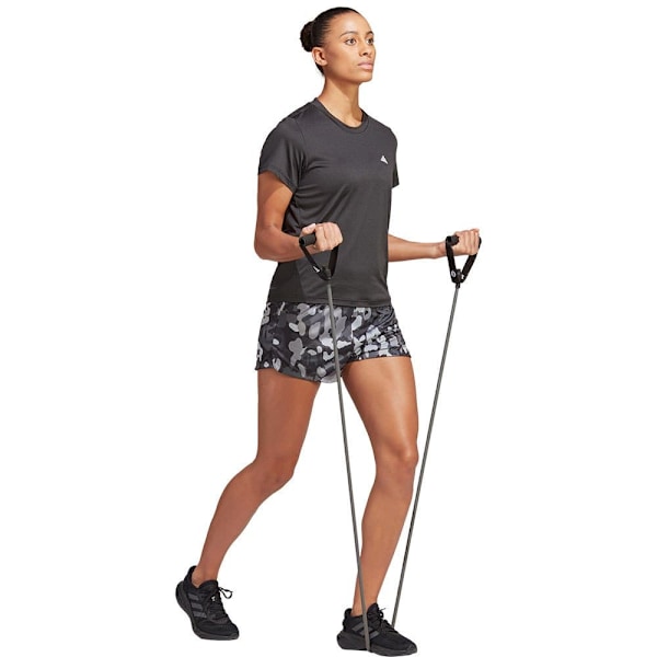 Adidas Shortsit Pcr Tr-es Aop Harmaa L Nainen