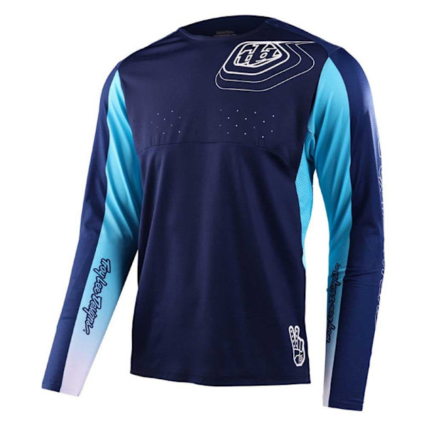 Troy Lee Designs Sprint Långärmad Endurotröja Blå L Man