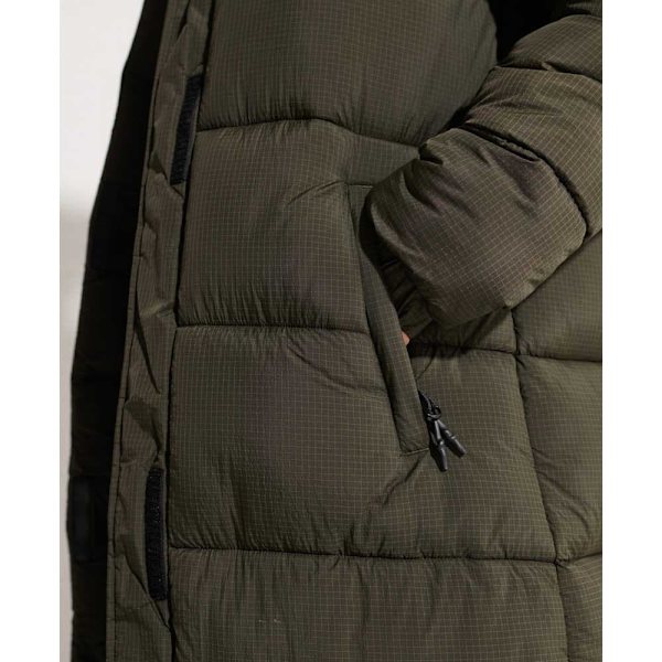 Superdry Jacka Touchline Padded Grönt L Kvinna