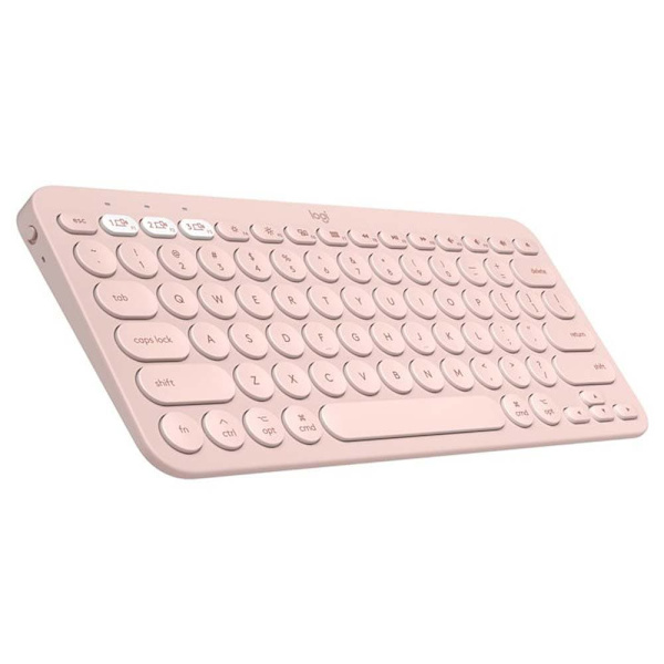 Logitech Trådlöst Tangentbord K380 Multi-device Rosa Spanish QWERTY Rosa