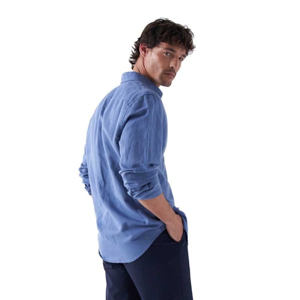 Salsa Jeans Cotton Linnen Regular Fit Skjorte Med Lange ærmer  XL Mand