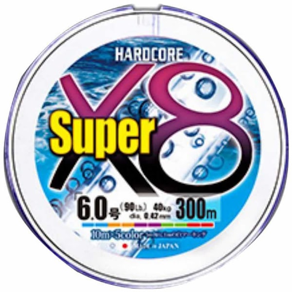 Duel Punottu Hardcore Super X8 300 M Monivärinen 0.300 mm