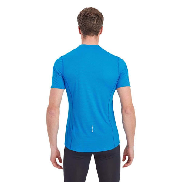 Montane Dart Nano Halv Lynlås Kortærmet T-shirt Blå M Mand