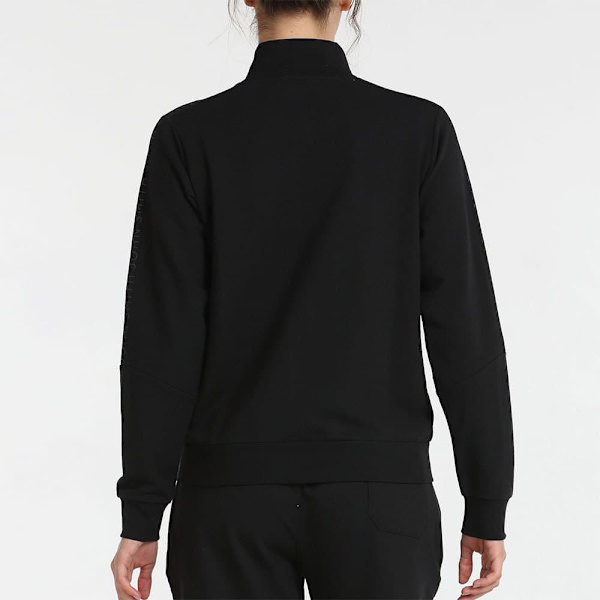 John Smith Sweatshirt Med Fuld Lynlås Layar Sort L Kvinde