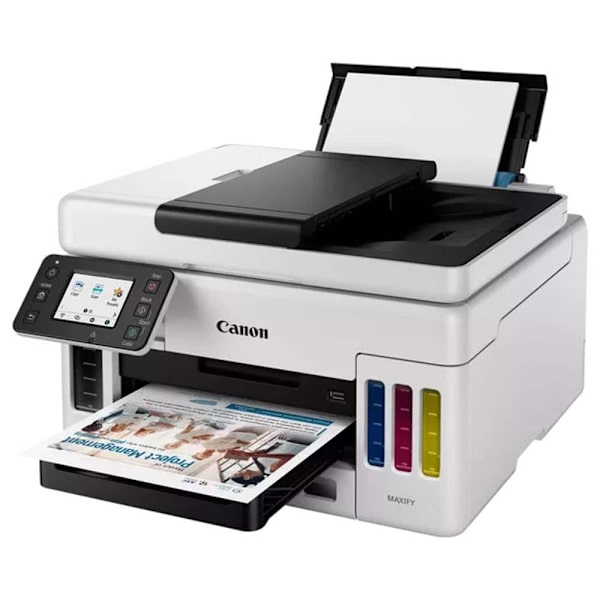 Canon Multifunktionsprinter Gx6050 Hvid One Size / EU Plug Sort, Gul