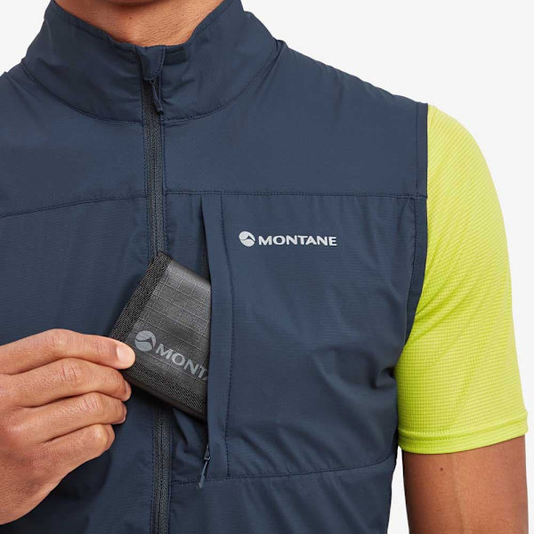 Montane Featherlite Windproof Väst Blå 2XL Man