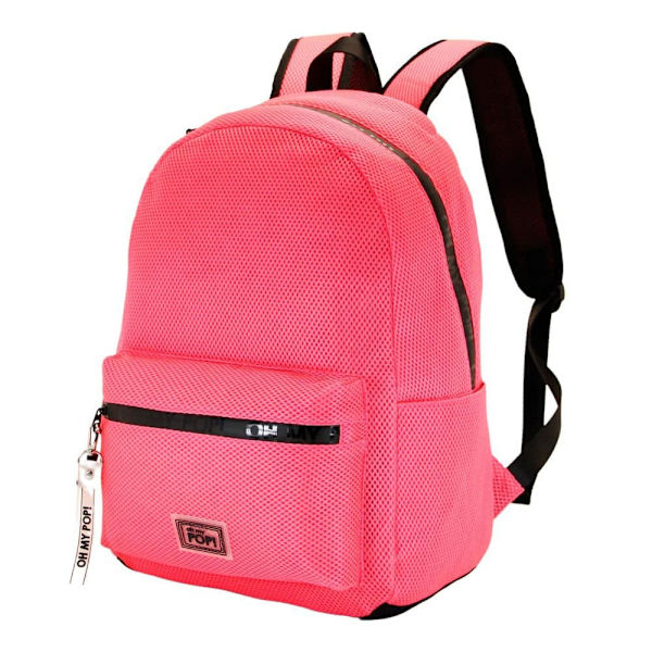 Oh My Pop Mesh Fucsia Neon Ryggsäck Rosa