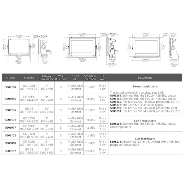 Navico Multifunktions Display Go9 Søvfarvet