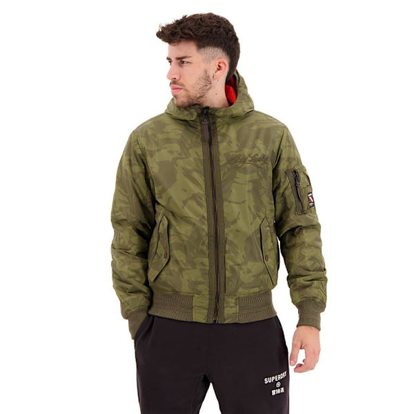 Superdry Bomberjakke Souvenir Pilot Grøn M Mand