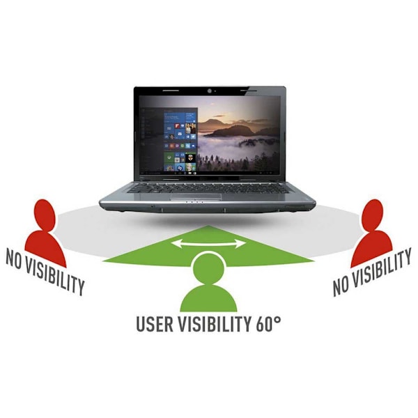 Mobilis 14-14.1´´ 16:9 Privacy Filter Musta