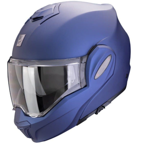 Scorpion Exo-tech Evo Pro Solid Modulær Hjelm Blå S