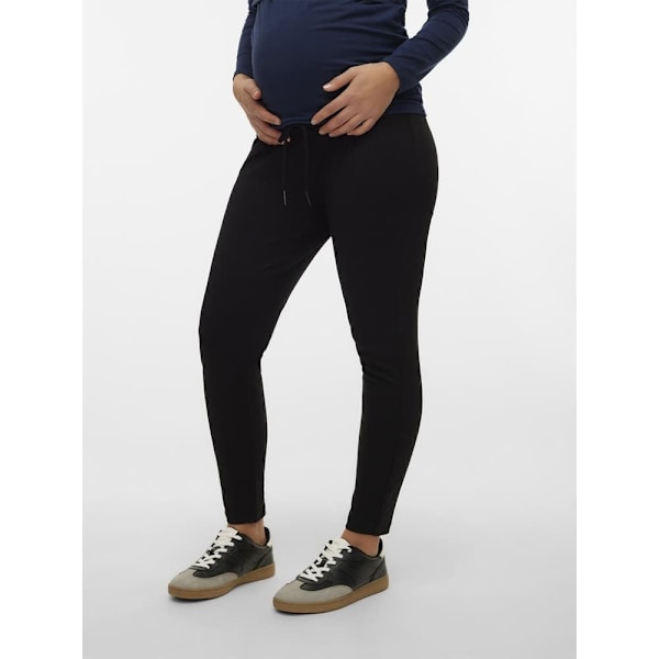 Vero Moda Eva Loose String Maternity Byxor Svart L Kvinna